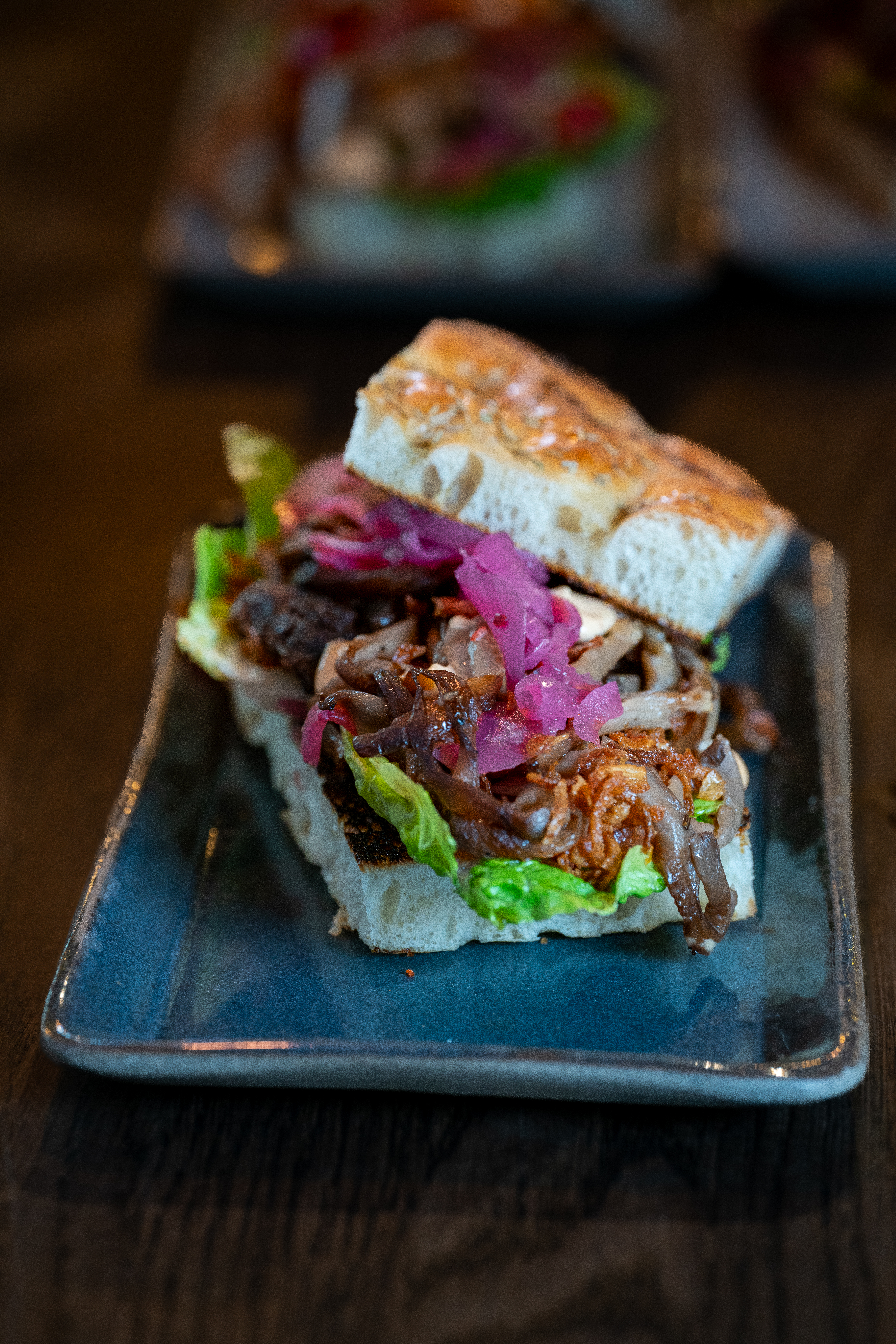 Mushroom sandwich 